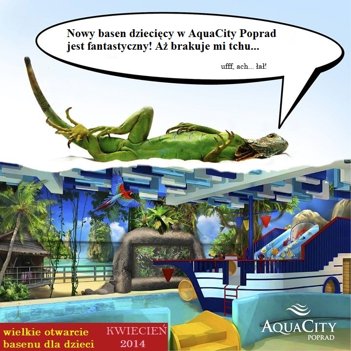 Wielkie otwarcie basenu dla dzieci w AquaCity Poprad